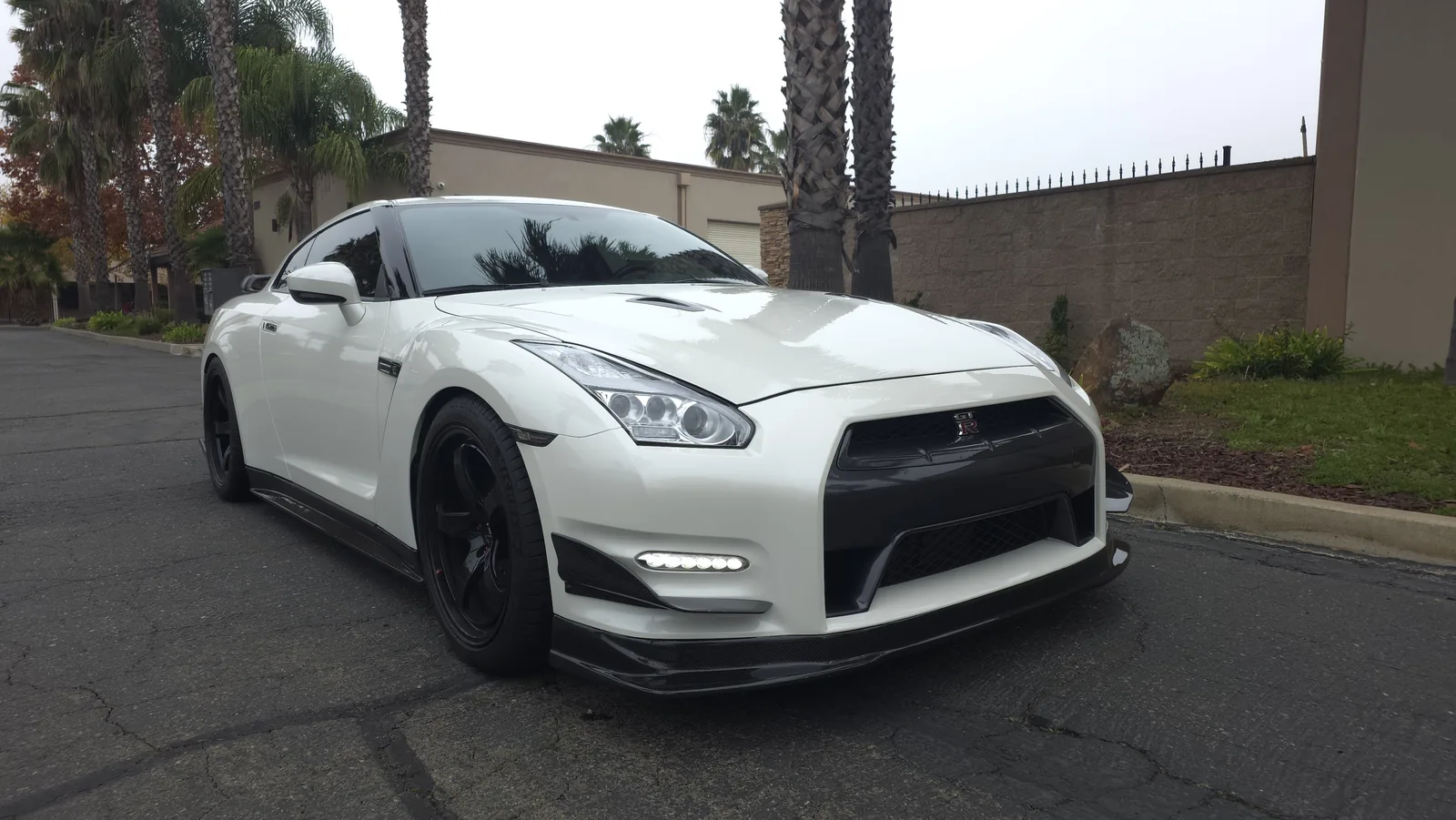Nissan GT-R with front paint protection