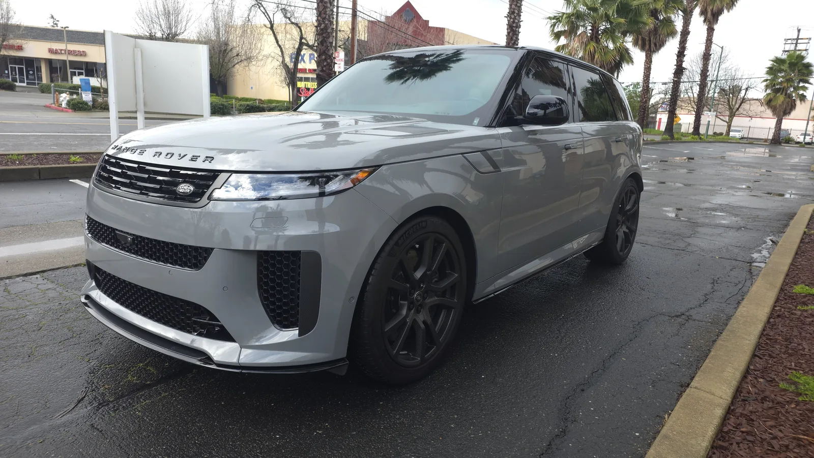 Range Rover Sport with tinted glass